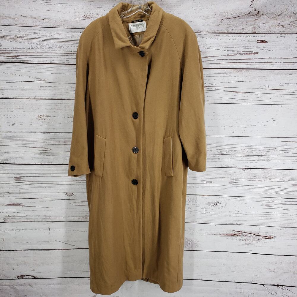 International Scene Brown Full Length Made In Russia Coat Size 11/12